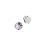 Crystal Lane DIY Sew on Rhinestone 10mm Silver/Light Violet 20pcs