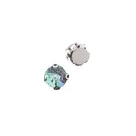 Crystal Lane DIY Sew on Rhinestone 10mm Silver/Neon Blue AB 20pcs