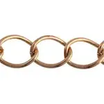 Aluminium Chain 28x22mm Brown 10m/spool