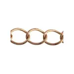 Aluminium Chain 28x22mm Brown 10m/spool