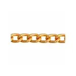 Aluminium chain Link 6mm Gold