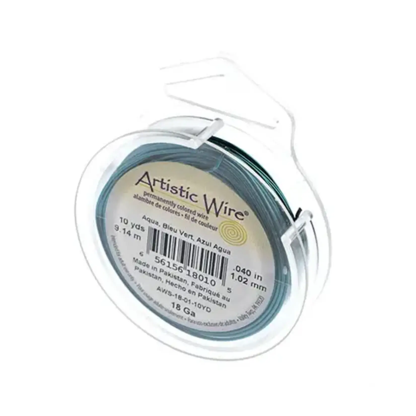 Art Wire 18g Lead/Nickel safe - Aqua Teal