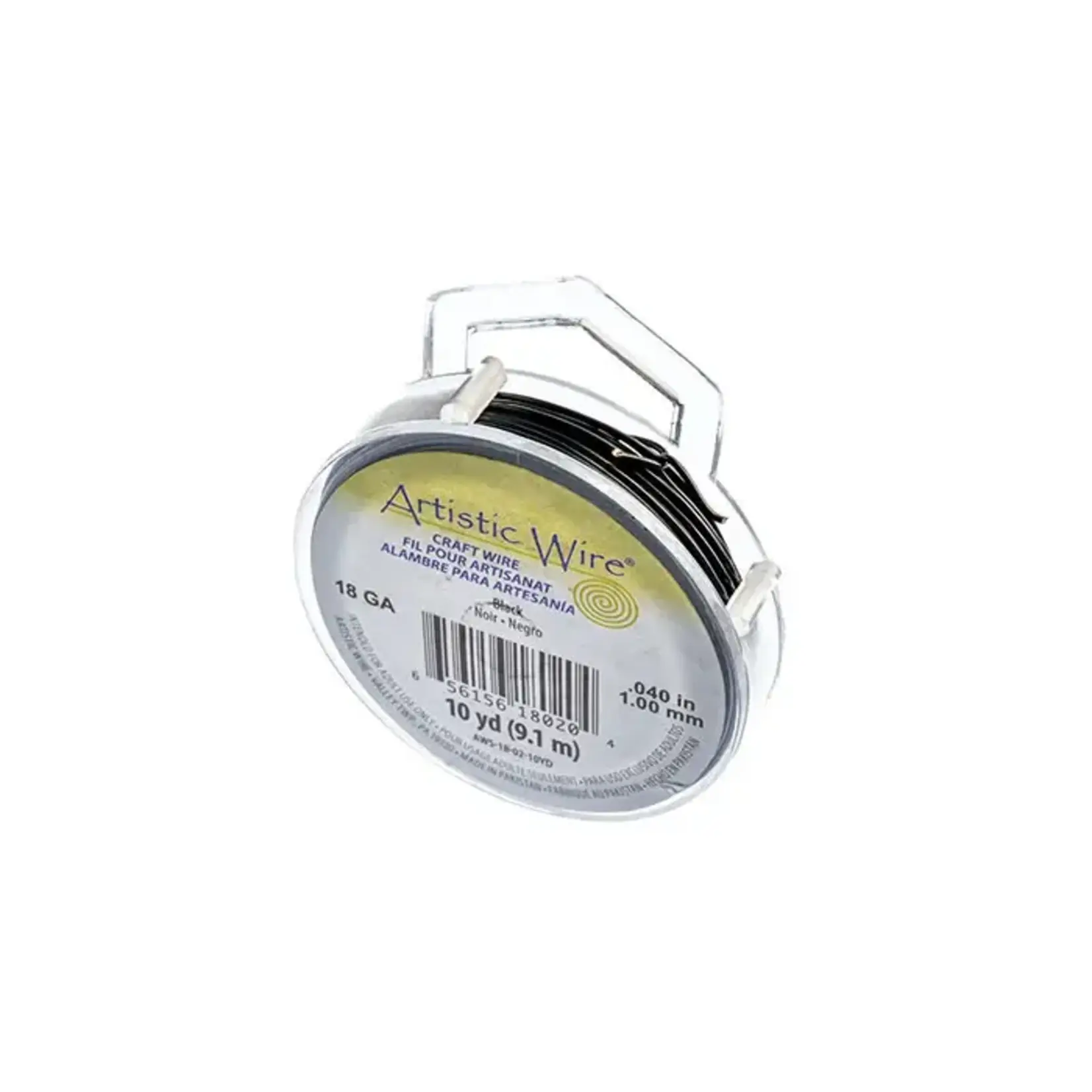 Art Wire 18ga Lead/Nickel safe - Black 10yds