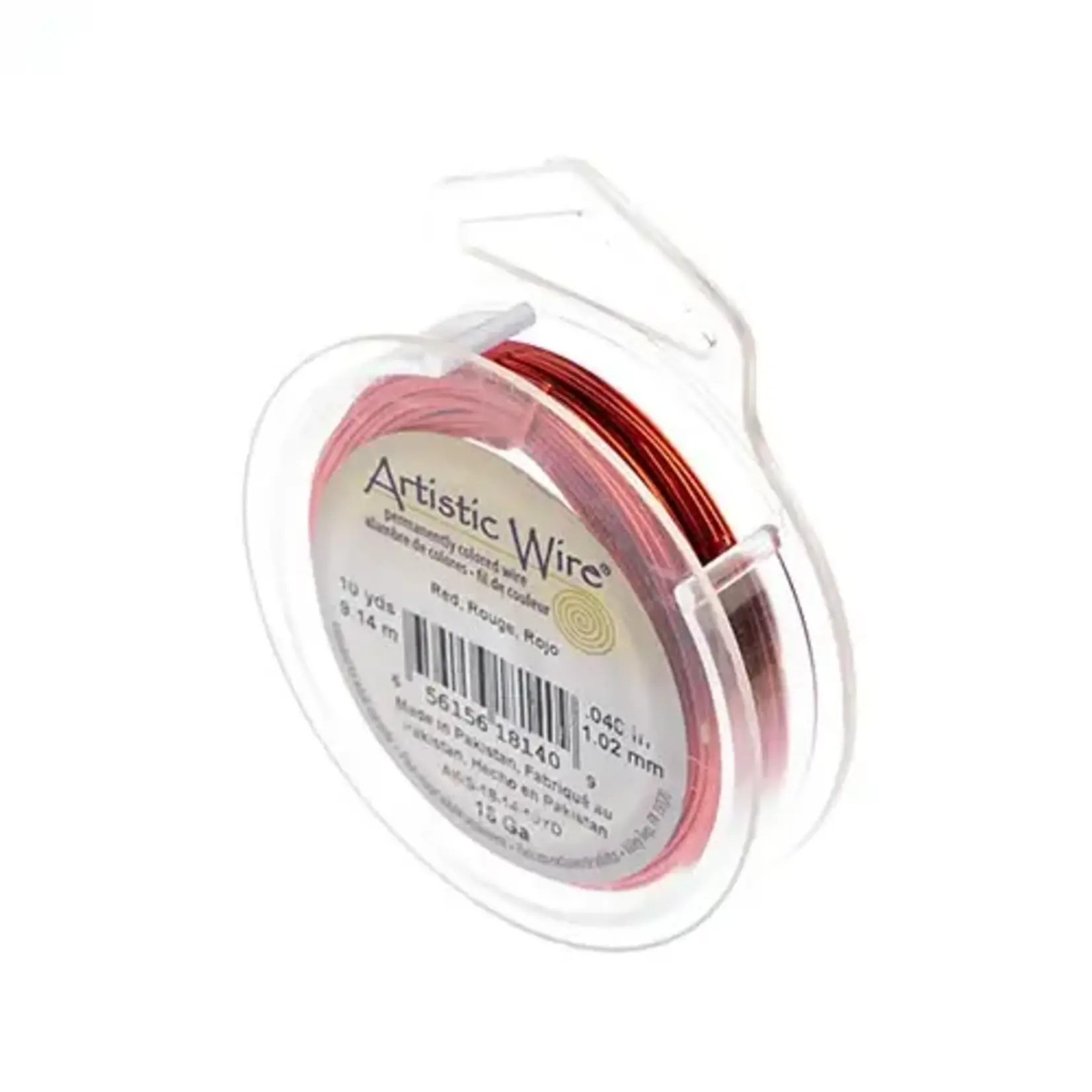 Art Wire 18ga Lead/Nickel safe - Red 10yds