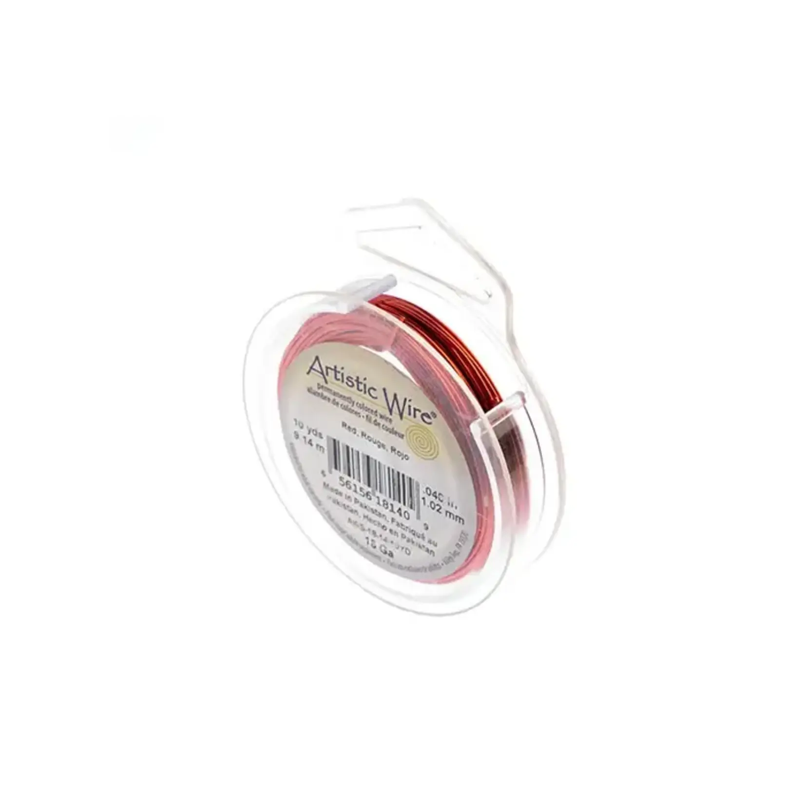Art Wire 18ga Lead/Nickel safe - Red 10yds