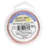 Art Wire 18ga Lead/Nickel safe - Rose Gold 20ft