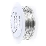 Art Wire 18ga Lead/Nickel safe - Tinned Copper/Plated Silver 10yds