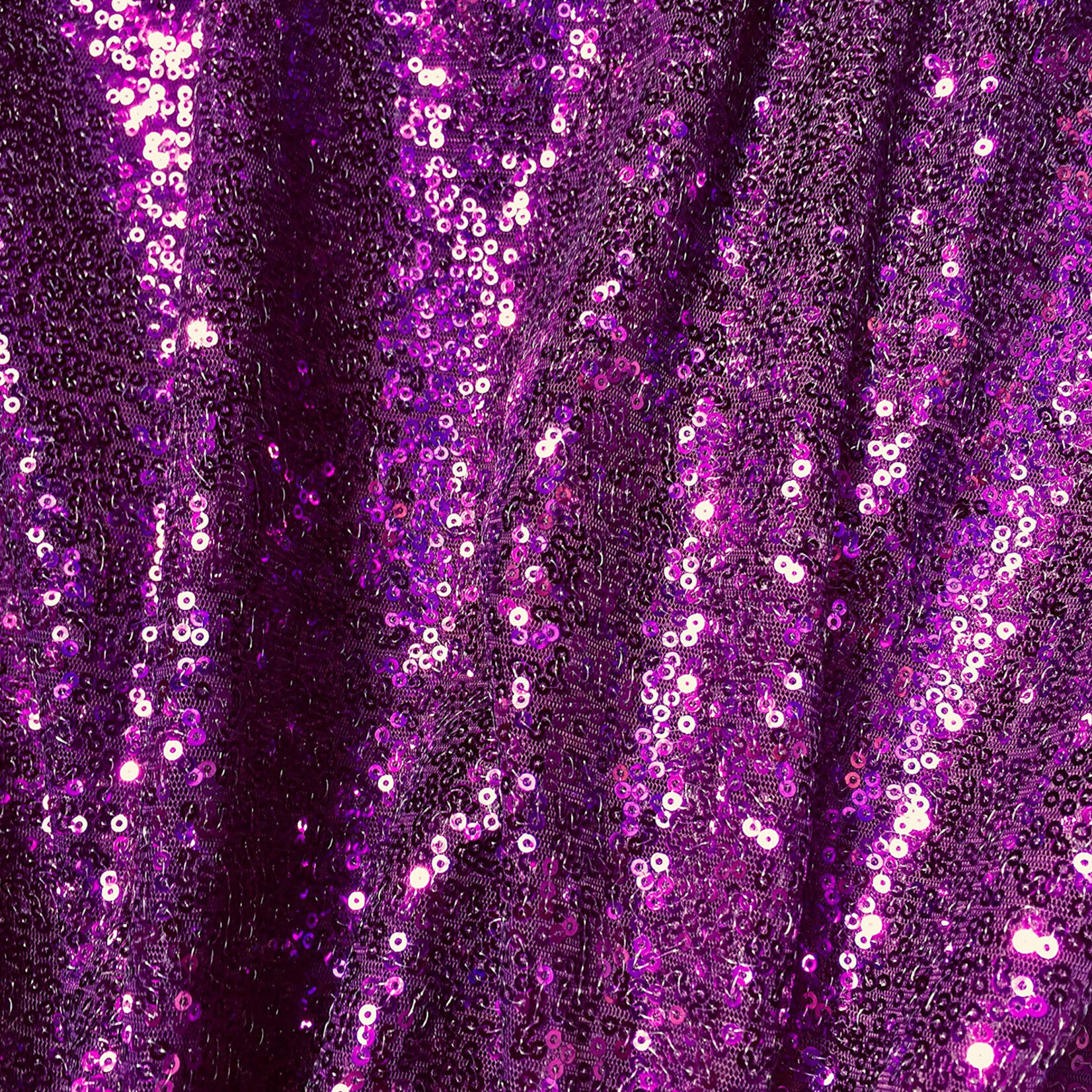 Sequin Mesh 3mm 51 Inches - Purple