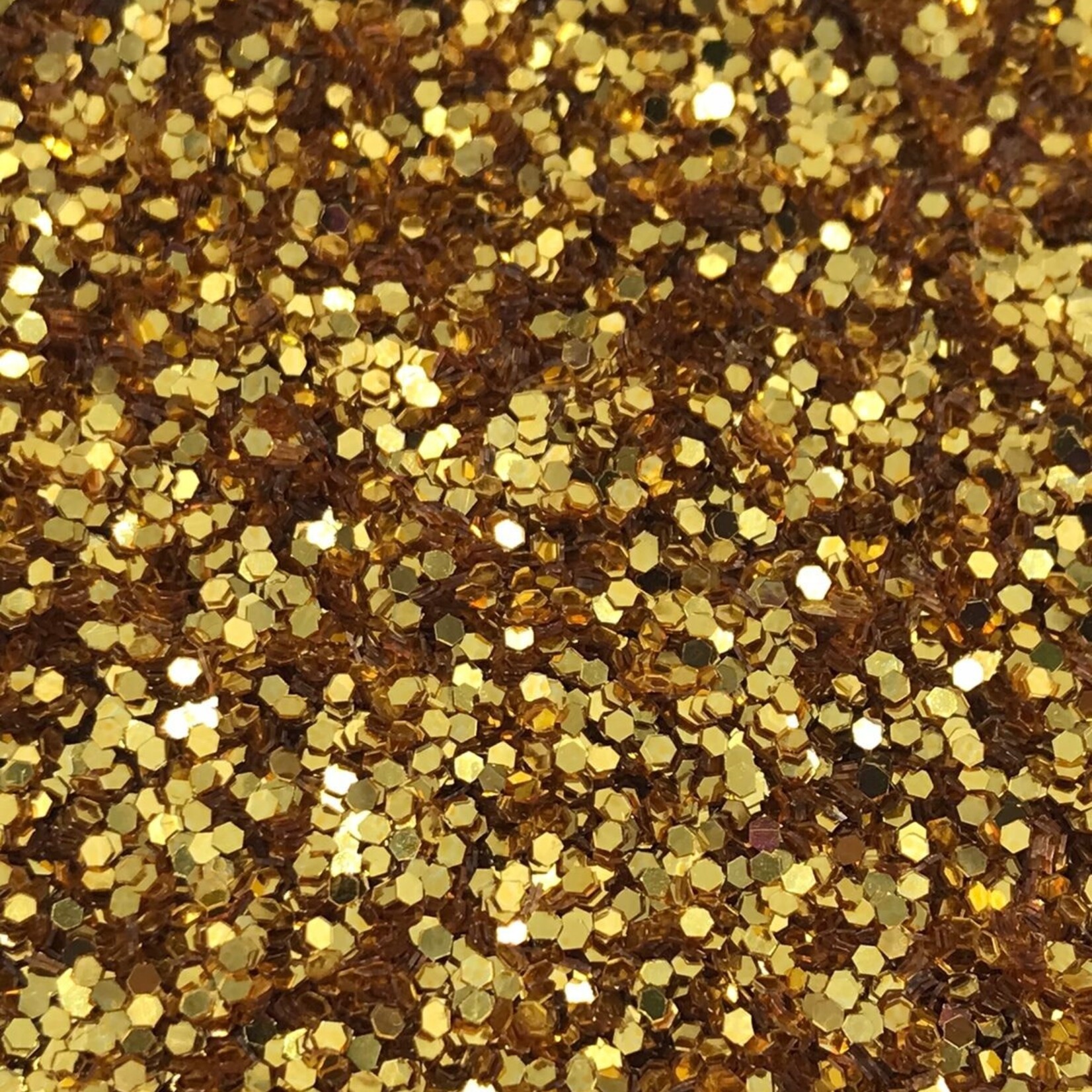 Glitter Coarse  (0.040 Hex) Drum 50 lbs Dark Gold