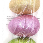 10ct 2.5 inches Easter Eggs ; Iridescent Asst