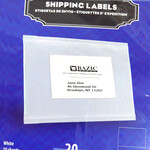 Bazic 8.5" x 5.5" Shipping Labels