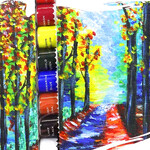 Bazic 0.4 Fl Oz (12ml) 12 Colors Acrylic Paint
