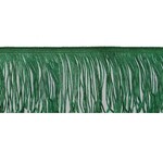 Rayon Fringe 4 Inches (18.04 Yards) Green/ Olive Green & Emerald Green