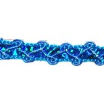 12892 Corded Box Braid (card) 36 yards Turquoise