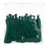 Cotton Tassels 2.25cm  (10 pieces) Emerald