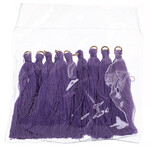 Cotton Tassels 2.25cm  (10 pieces) Purple