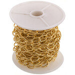 Dazzle-it Cable Chain 9x7mm Brass