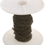 Dazzle-it Curb Chain 3x2mm Antique Brass