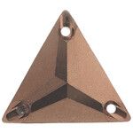 Metallic Sew-On Stones 22 mm Triangle (50 Pieces) Copper
