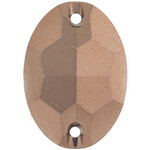 Metallic Sew-On Stones 7 x 24 mm Oval (50 pieces) Copper