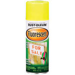 Rustoleum Fluorescent Yellow Spray Paint 2X 11oz