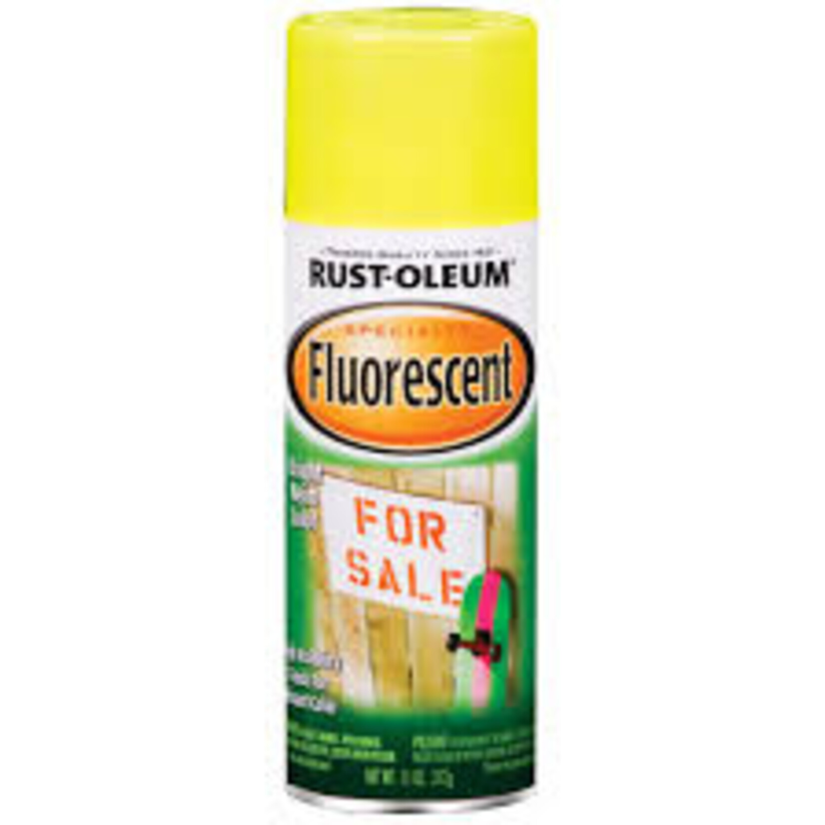 Rustoleum Fluorescent Yellow Spray Paint 2X 11oz