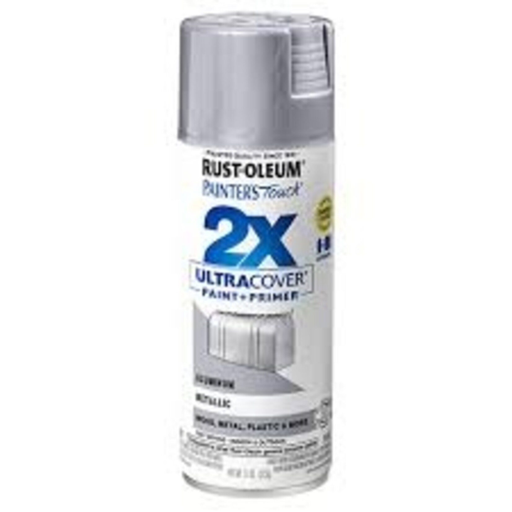 Rustoleum 2X Ultra Cover Spray Paint 12oz Metallic Aluminum