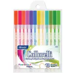 Bazic 12 Fluorescent Color Collorelli Gel Pen