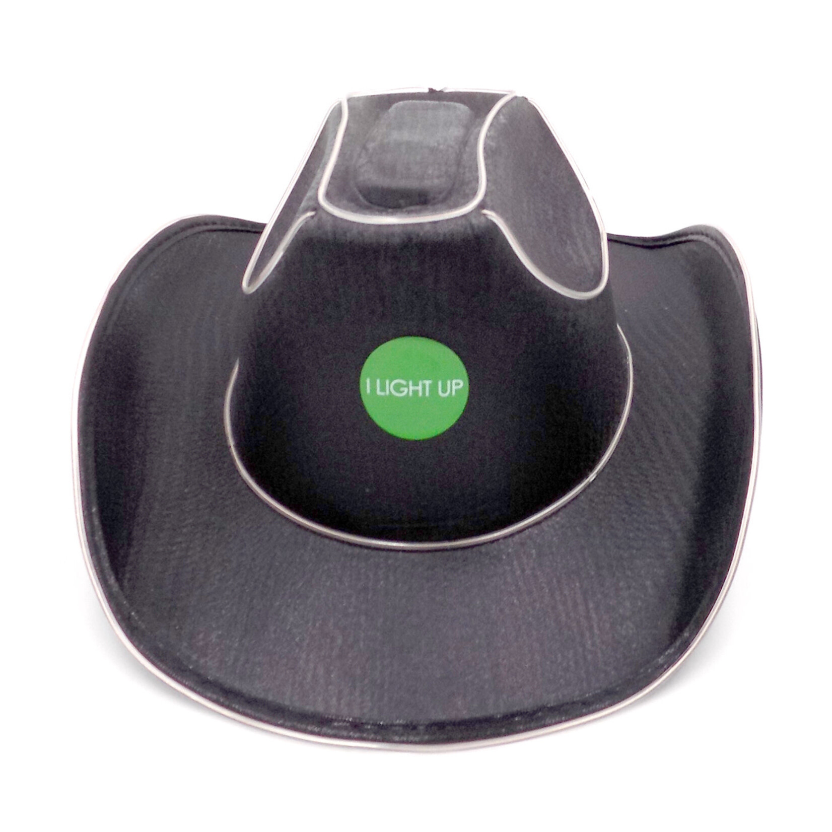 Black Light Up Cowboy Hat