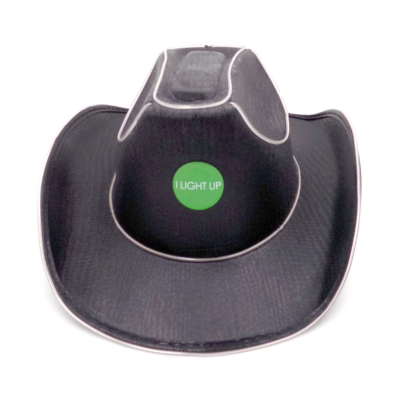Black Light Up Cowboy Hat