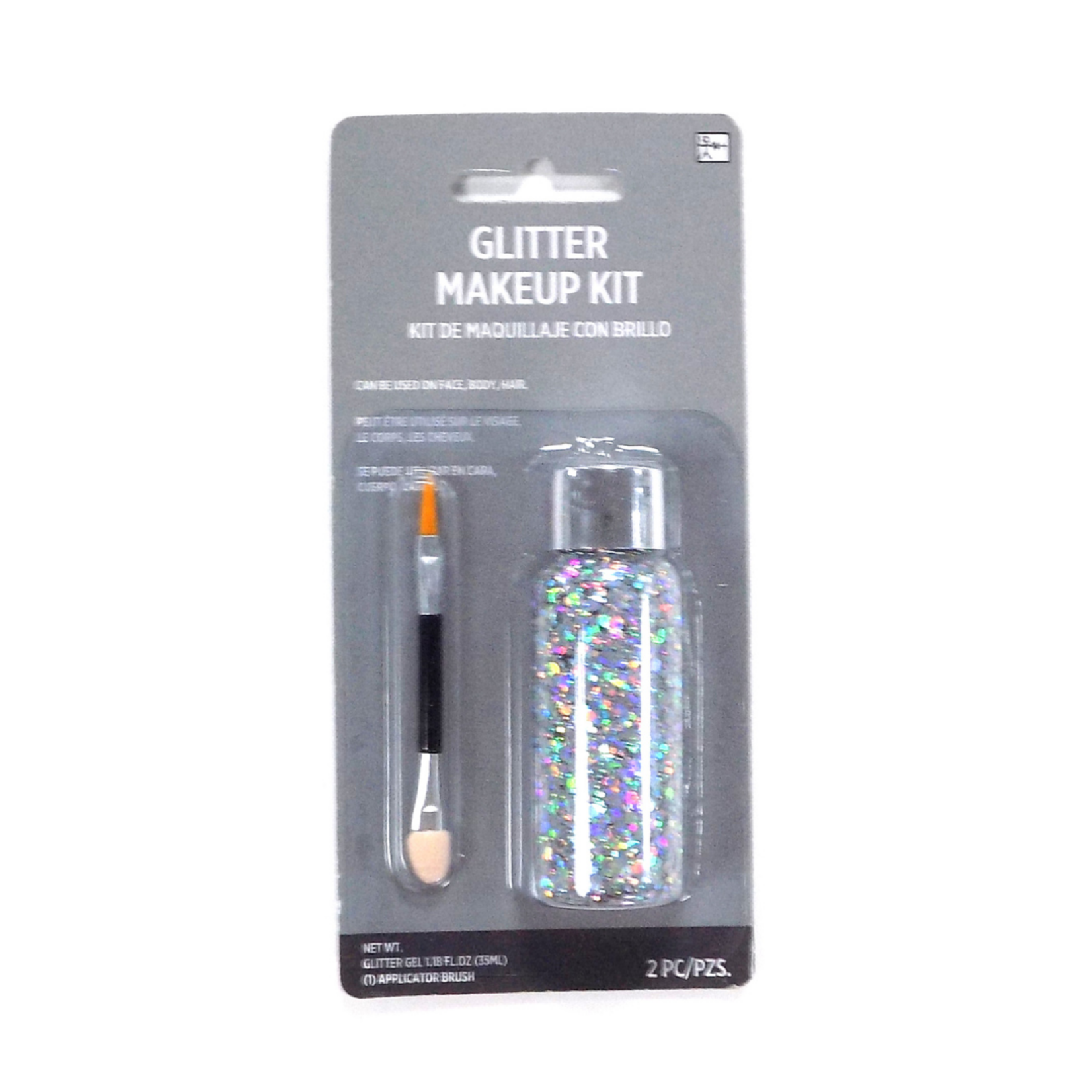 Glitter Make up Kit Silver