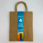 Kraft Bags Natural 4CT (8"x10")