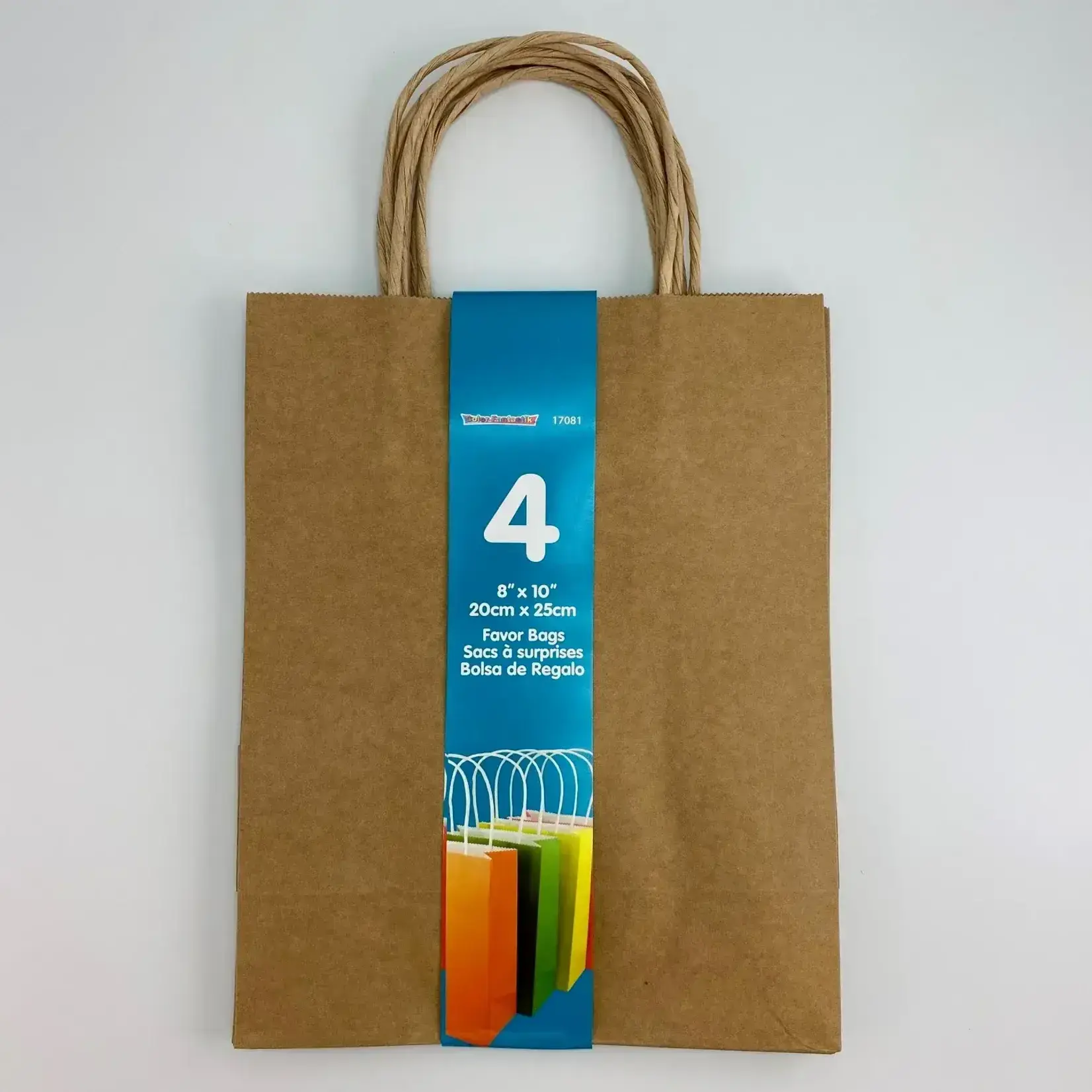 Kraft Bags Natural 4CT (8"x10")