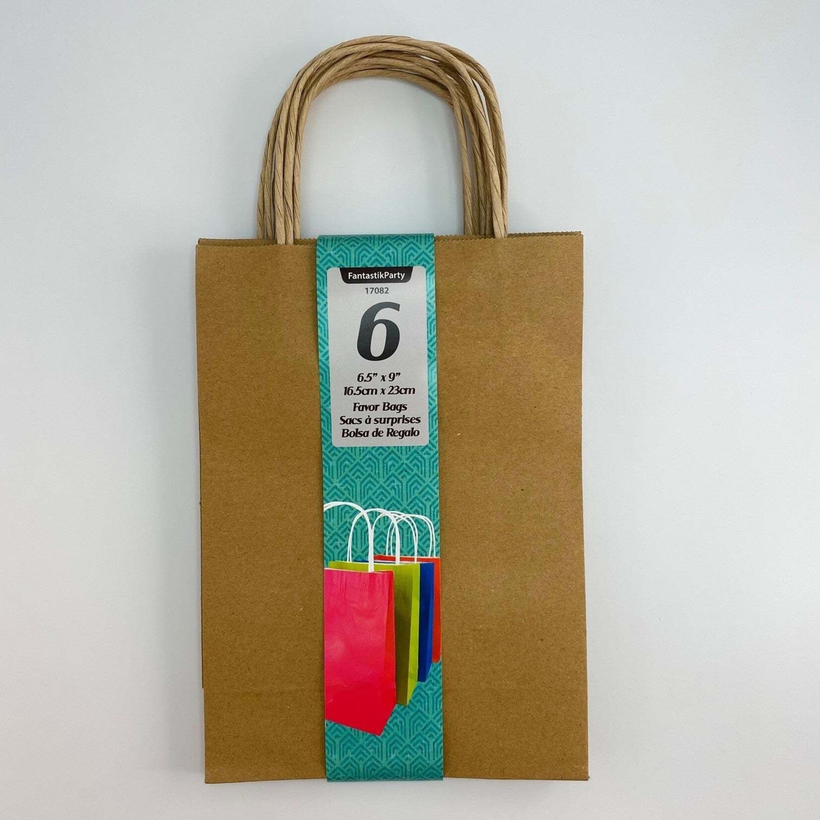 Kraft Bags Natural 6CT (6.5"x9")