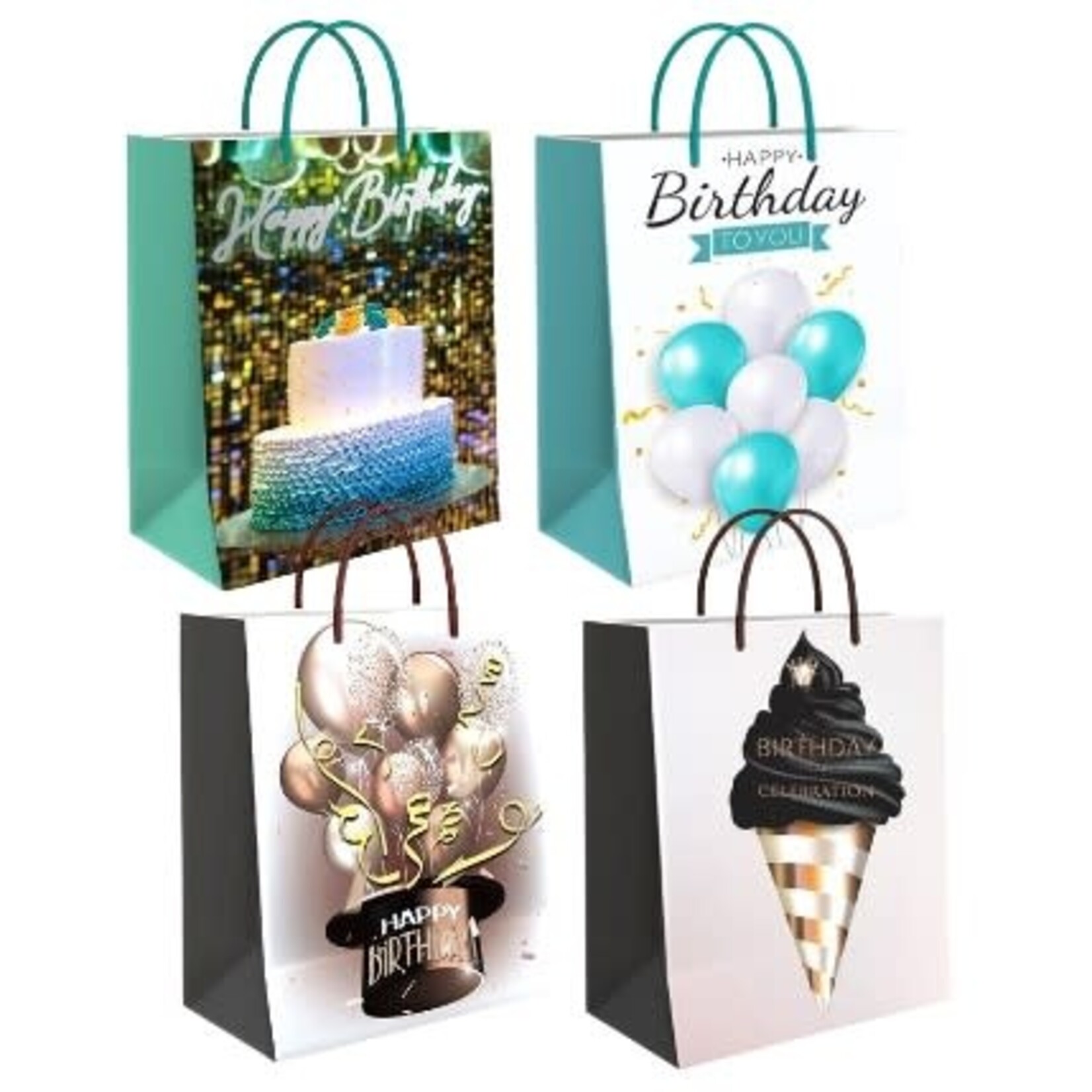 Deluxe LGE Hot-Stamp Bag - Birthday Asst
