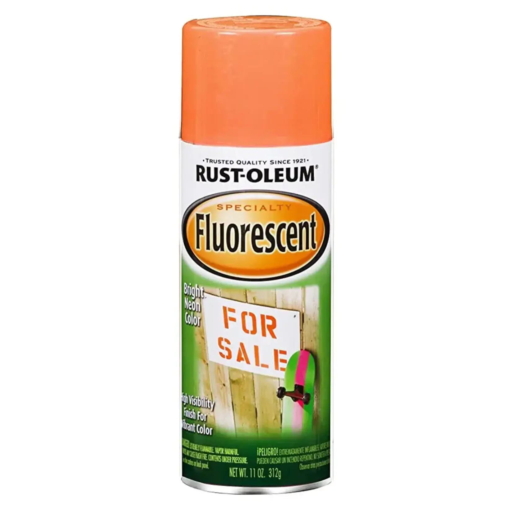 Rustoleum Fluorescent Spray Paint 11oz Orange