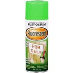 Rustoleum Fluorescent Spray Paint 11oz Green