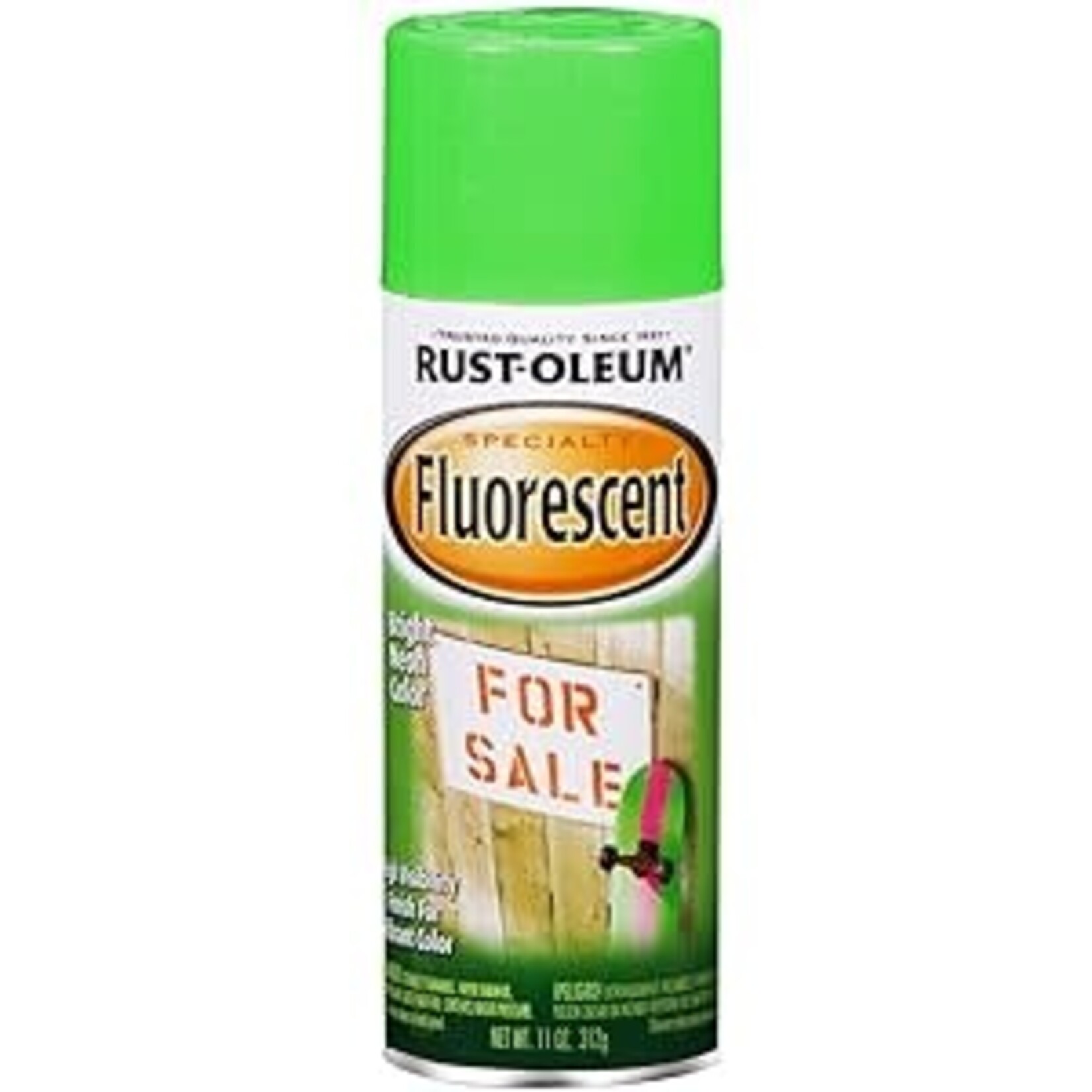 Rustoleum Fluorescent Spray Paint 11oz Green