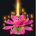 Lotus Musical Birthday Candle
