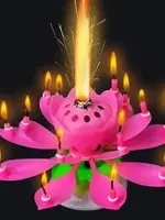 Lotus Musical Birthday Candle