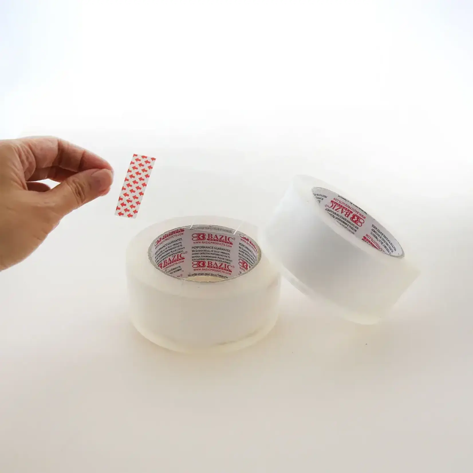 Bazic 1.88" X 109.3 Yards Industrial Clear PackingTape