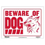 Bazic 'Beware of Dog' 12" X 16" Sign