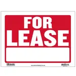 Bazic 'For Lease' 9" X 12" Sign