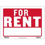 Bazic Bazic  9" x 12"'FOR RENT' Sign