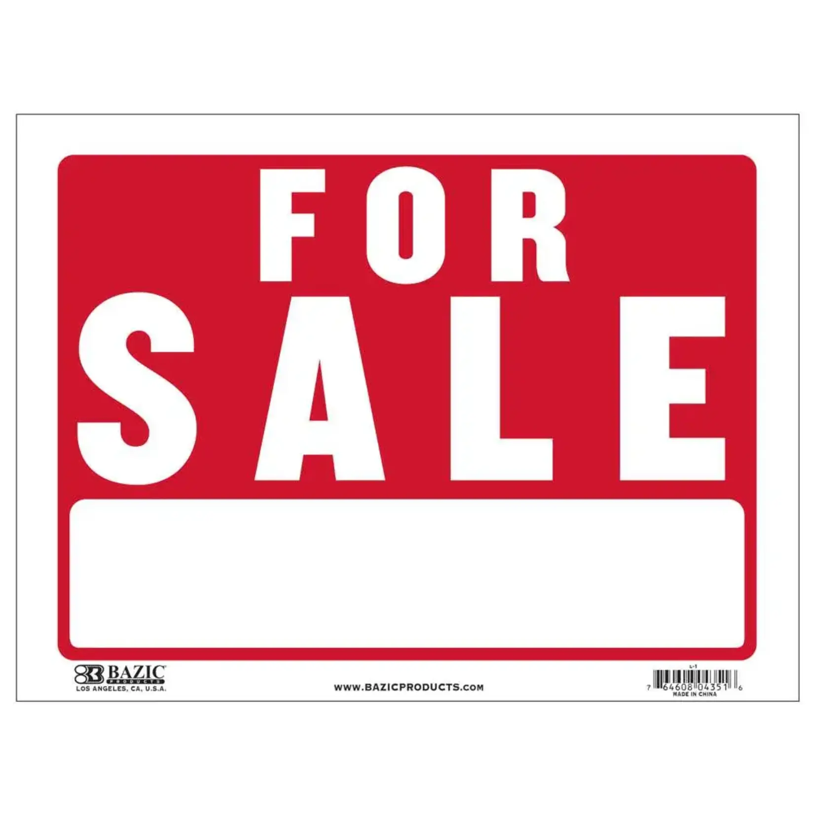 Bazic Bazic Sign 12" x 16" -  For Sale