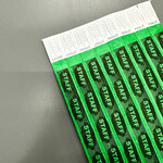 ID Wristbands Bands Tyvek (Paper) 3/4 Inch Staff Green