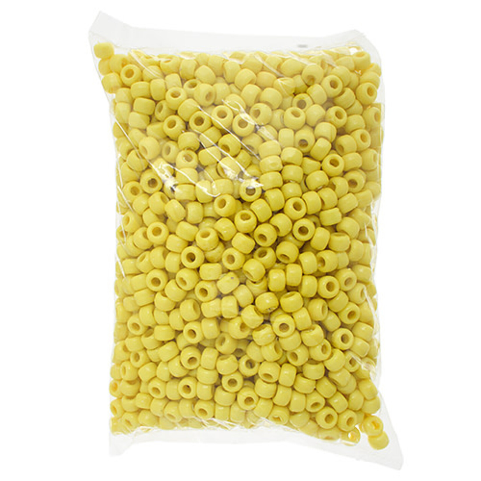 Crowbeads 9mm (1000pcs)  Yellow Opaque