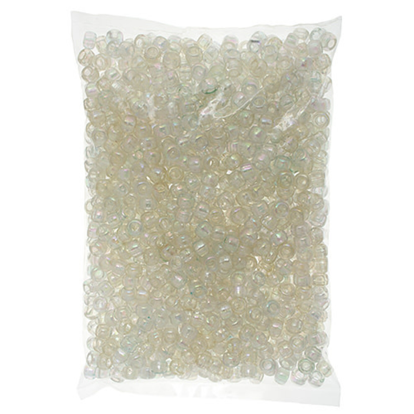 Crowbeads 9mm (1000pcs)  Crystal Transparent AB