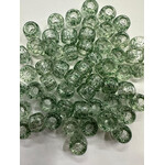 Crowbeads 9mm (60pcs) Army Green Sparkle