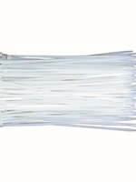 Selectum Cable Ties Pack (100pcs) White 15" x 50 lbs